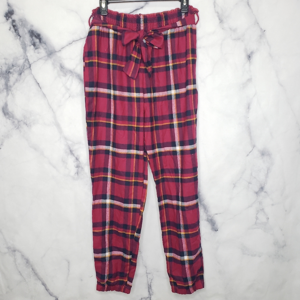 Make + Model flannel plaid pajama bottoms